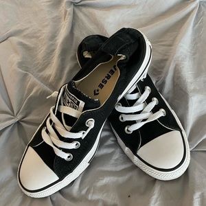 Converse Black Slip-On Sneakers